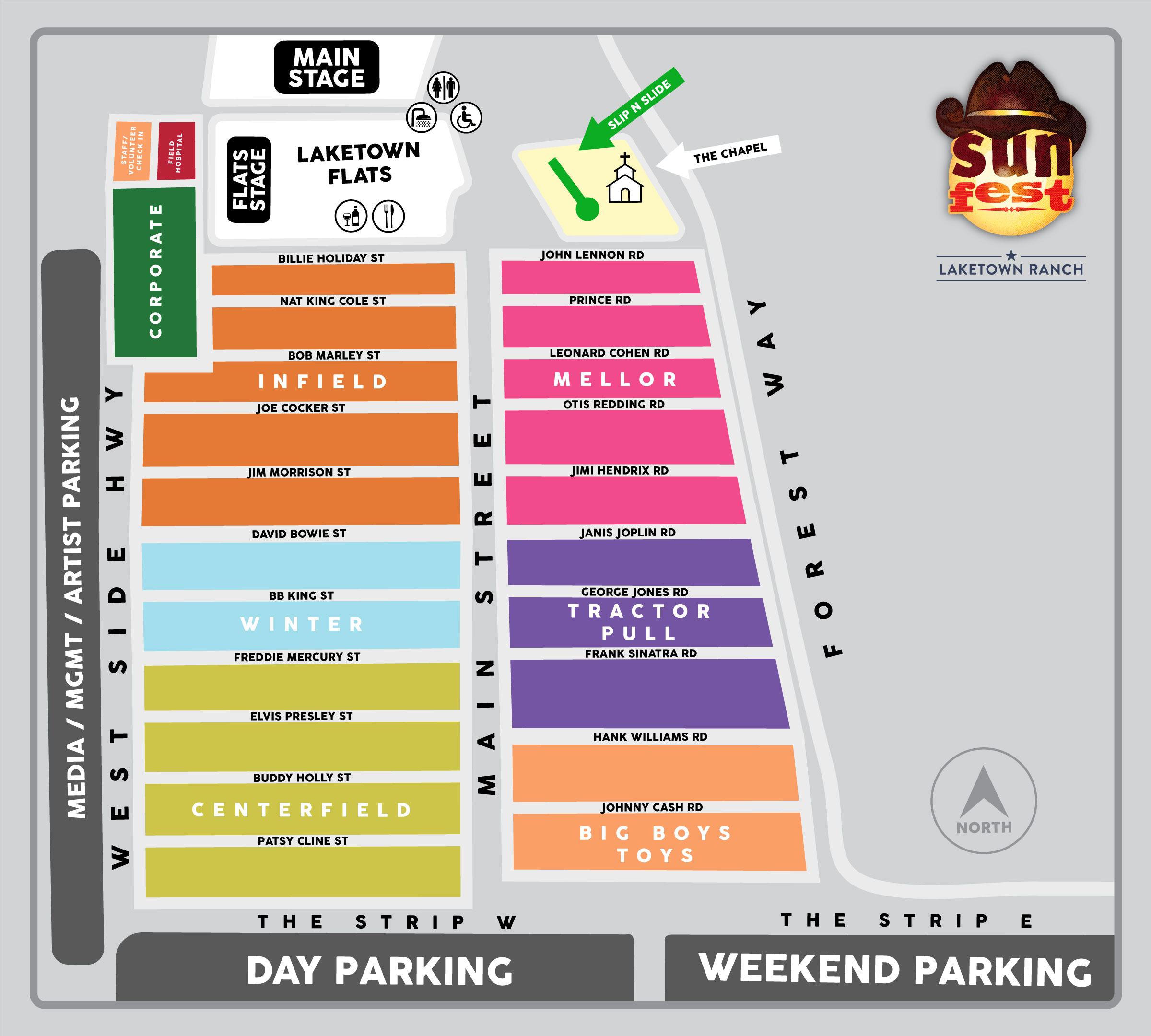 Maps Sunfest Country Music Festival